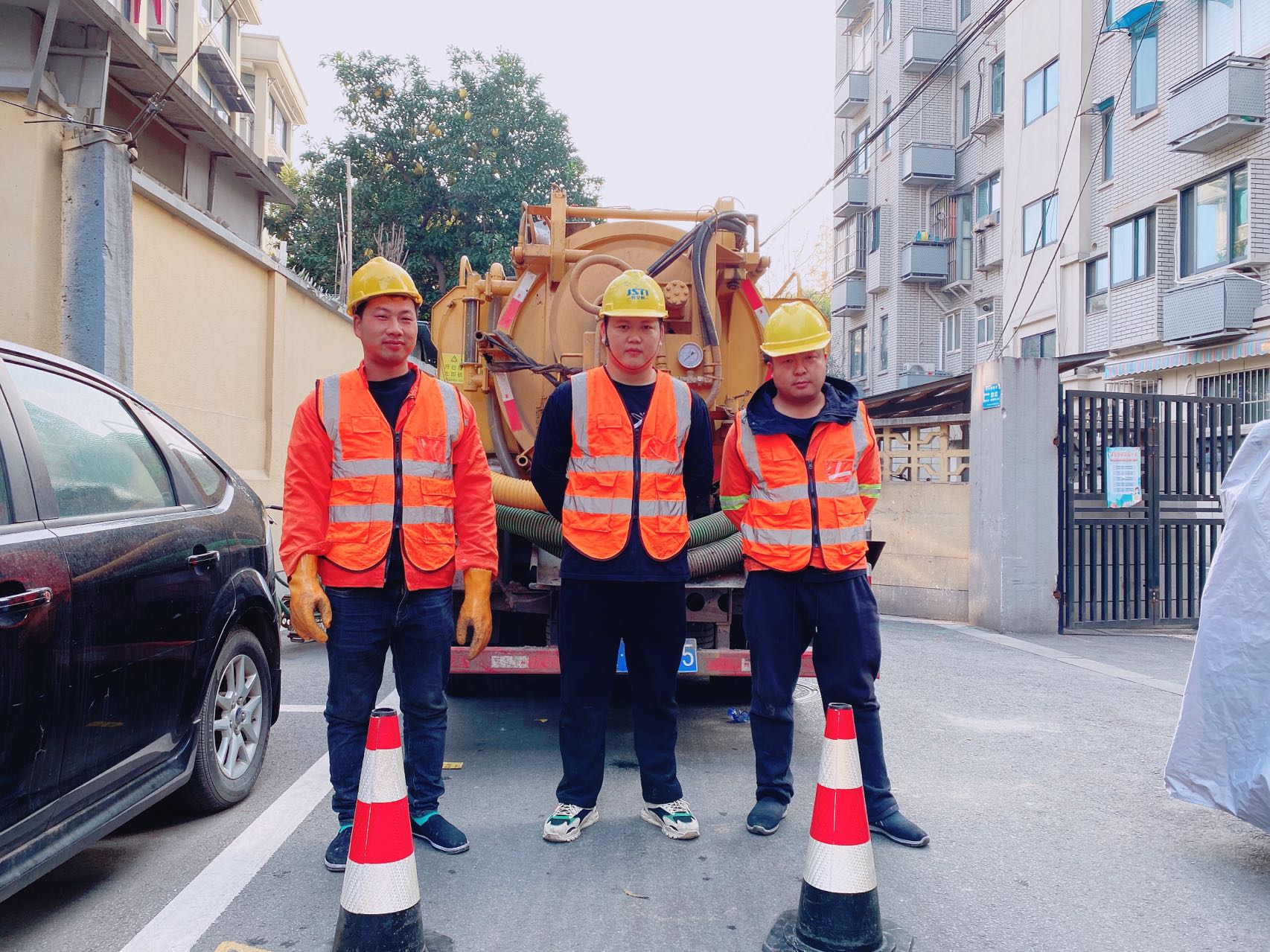 仙林南京某小区管道清淤检测施工